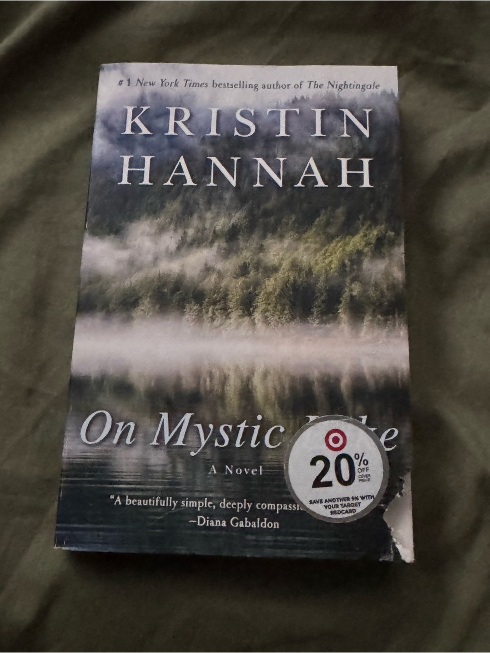 On Mystic Lake Novel - Blue/Green Paperback - Picture 1 of 2